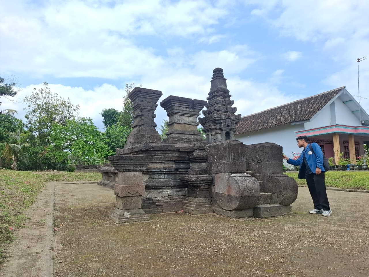 PENINGGALAN MAJAPAHIT: Candi Kotes yang berada di Desa Sukosewu, Kecamatan Gandusari.