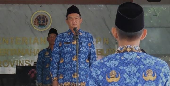 Kementerian ATR/BPN Gelar Upacara Hari Kesaktian Pancasila di Kantor Pertanahan Kabupaten Blitar