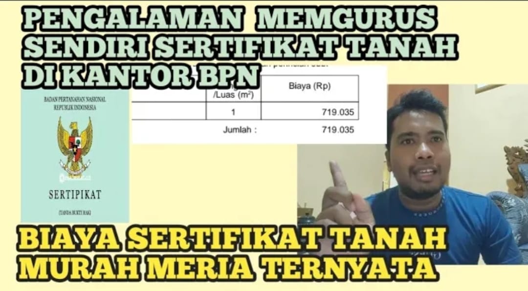Biaya Balik Nama Sertifikat Tanah di BPN, Ternyata Murah dan Cepat