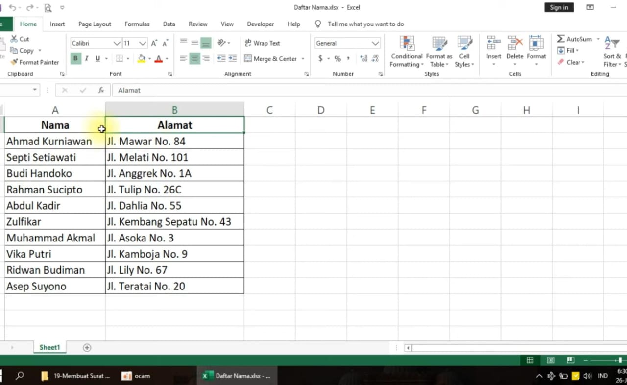 Cara Cepat Membuat Surat Massal di Microsoft Word dengan Mail Merge, Cuma Butuh Excel!