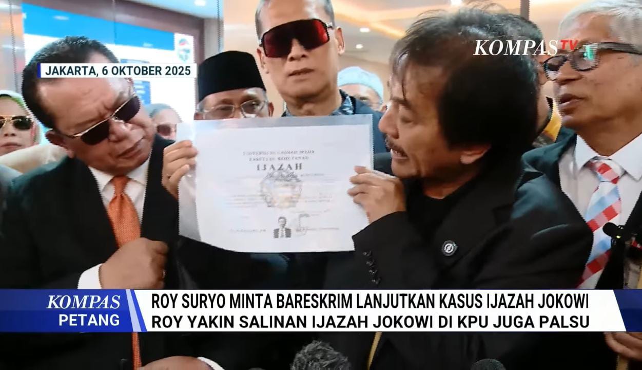 Roy Suryo Klaim Temuan Baru, Desak Bareskrim Buka Lagi Kasus Ijazah Jokowi