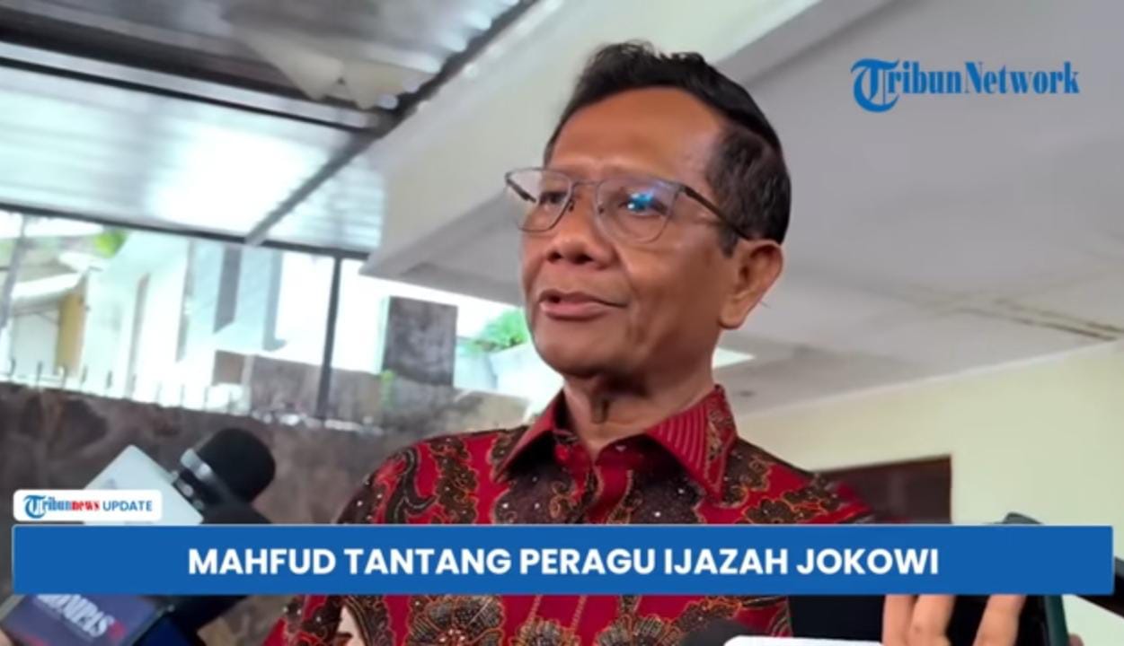 Mahfud MD Tantang Pihak yang Ragukan Ijazah Jokowi: Kalau Punya Bukti, Bawa ke Pengadilan!