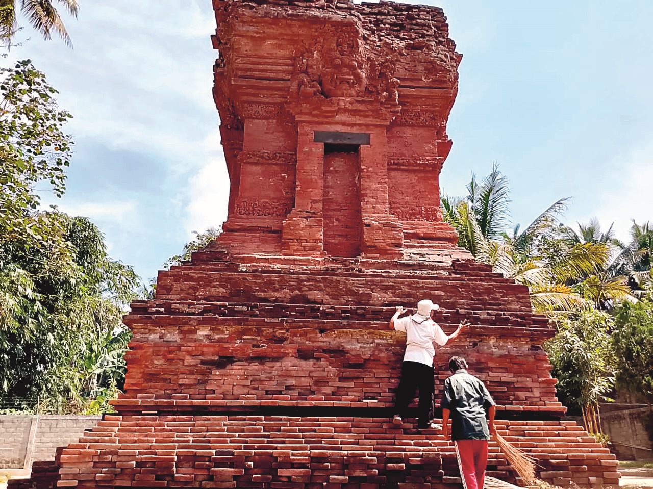SEPI: Candi Kalicilik masih belum ramai didatangi oleh pengunjung meskipun mengandung banyak nilai sejarah.