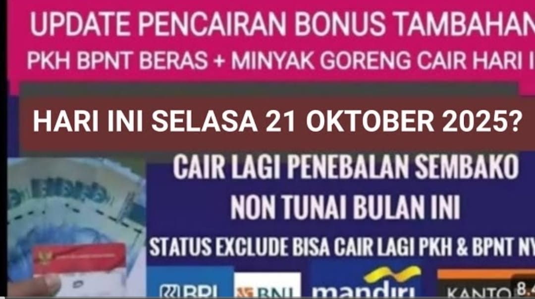 Bantuan Sosial Cair Hingga Desember 2025: PKH, BPNT, BLT Dana Desa, dan Beras 20 Kg Mulai Disalurkan