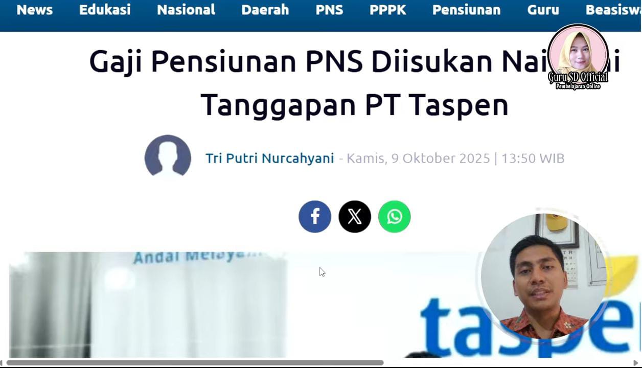 PT Taspen Tegaskan Isu Kenaikan Gaji Pensiunan PNS Oktober 2025 Tidak Benar