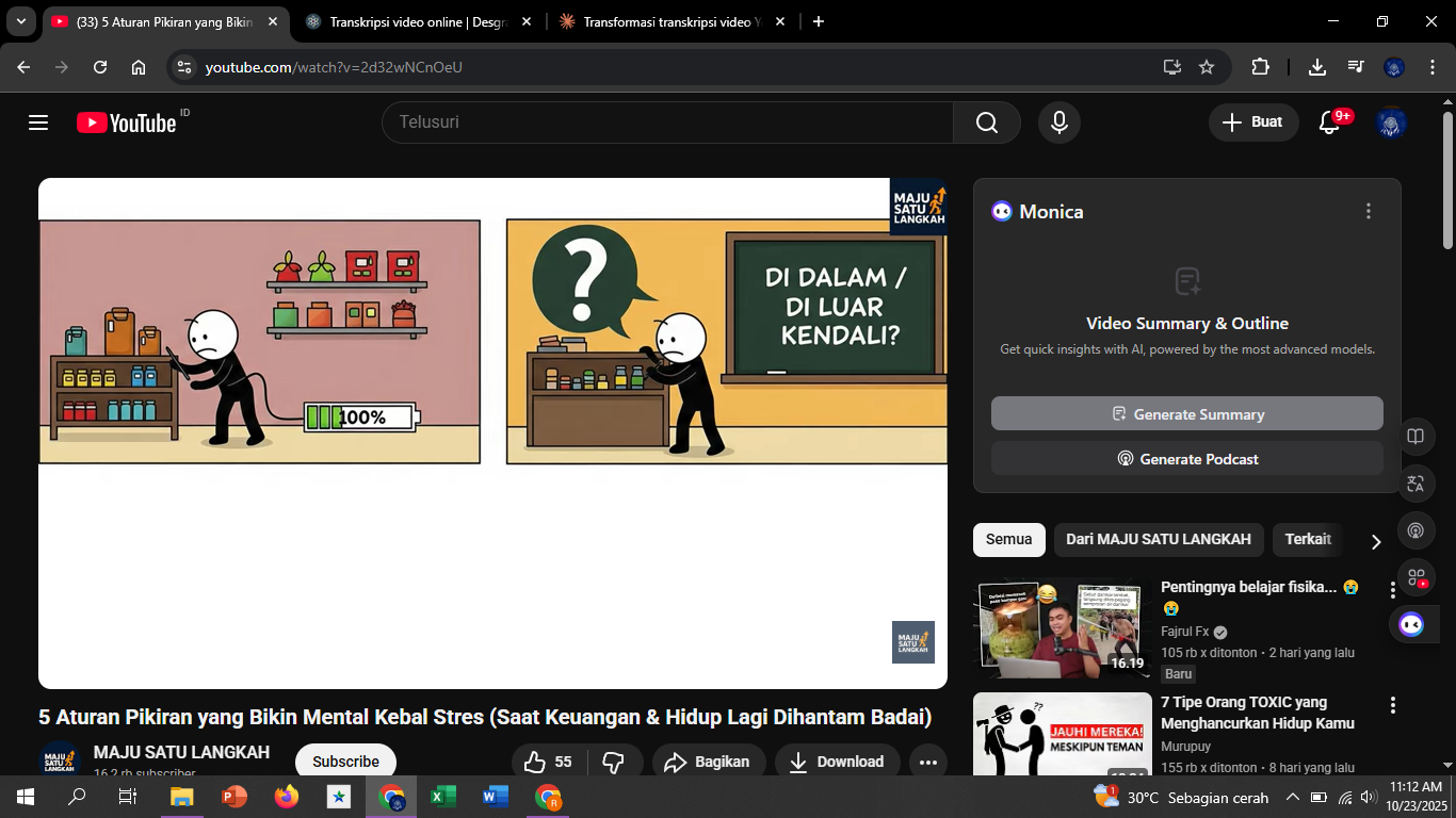 Orang yang mudah stres biasanya sibuk mengkhawatirkan hal-hal di luar kendali mereka.