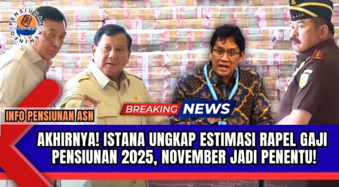 Resmi, Rapel Gaji Pensiunan ASN Cair November 2025 Lewat PT Taspen, Ini Rinciannya