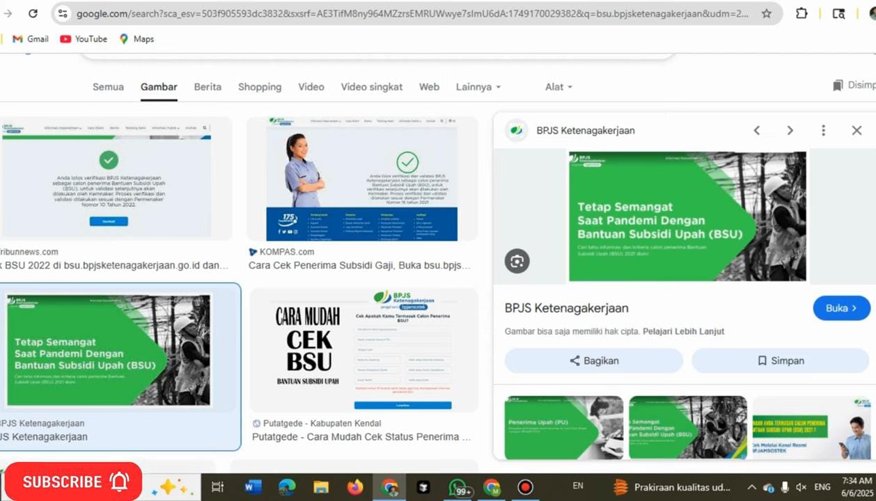 Cara Cek Penerima BSU BPJS Ketenagakerjaan 2025, Dapat Rp600 Ribu Langsung Cair!