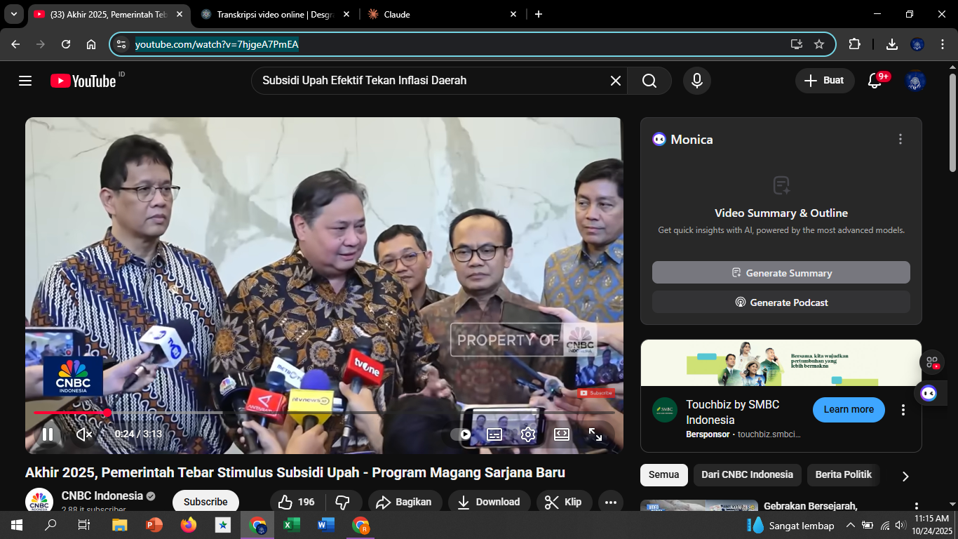 Pemerintah siapkan paket stimulus ekonomi hingga akhir tahun 2025