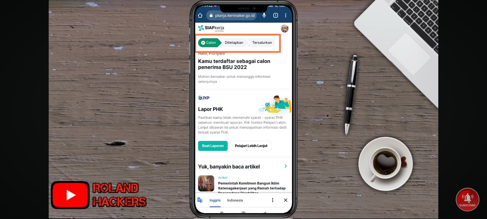Notifikasi BSU Tidak Muncul di Akun Kemnaker? Ini Penyebab dan Cara Mengatasinya