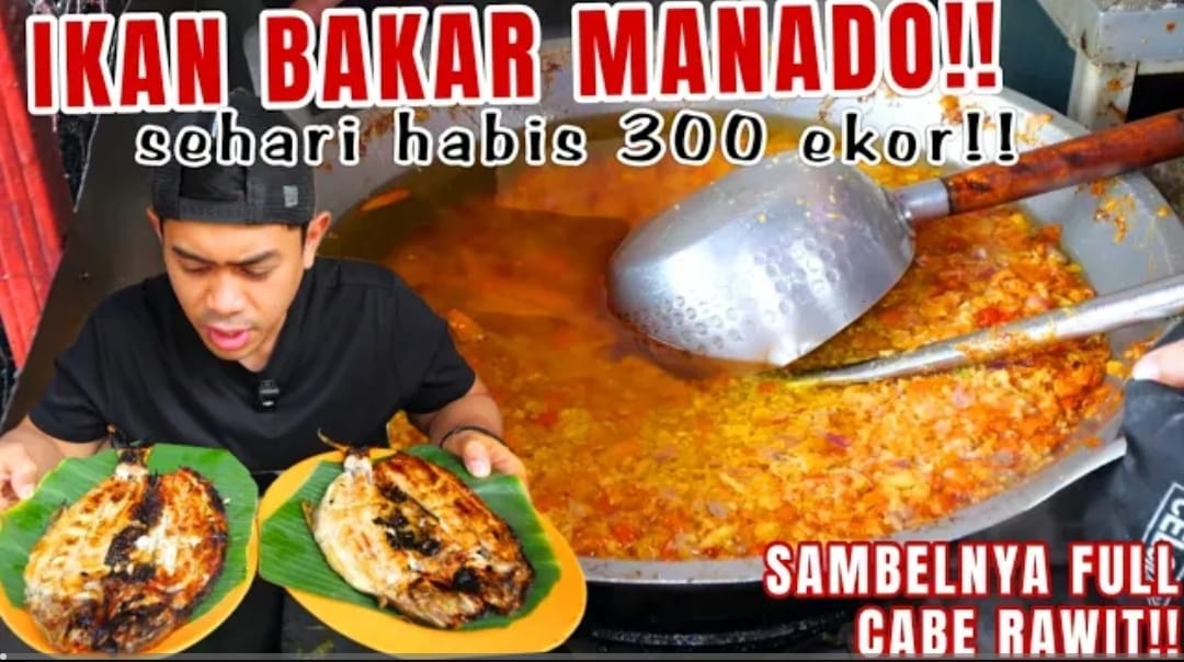 Ikan Bakar Basudara Viral di TikTok: Bandeng Rica Manado Pedas Gurih Bikin Nagih!