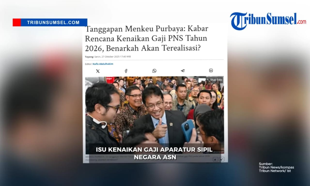 Menkeu Purbaya Klarifikasi Isu Kenaikan Gaji PNS 2026: Semua Tunggu Keputusan Presiden Prabowo