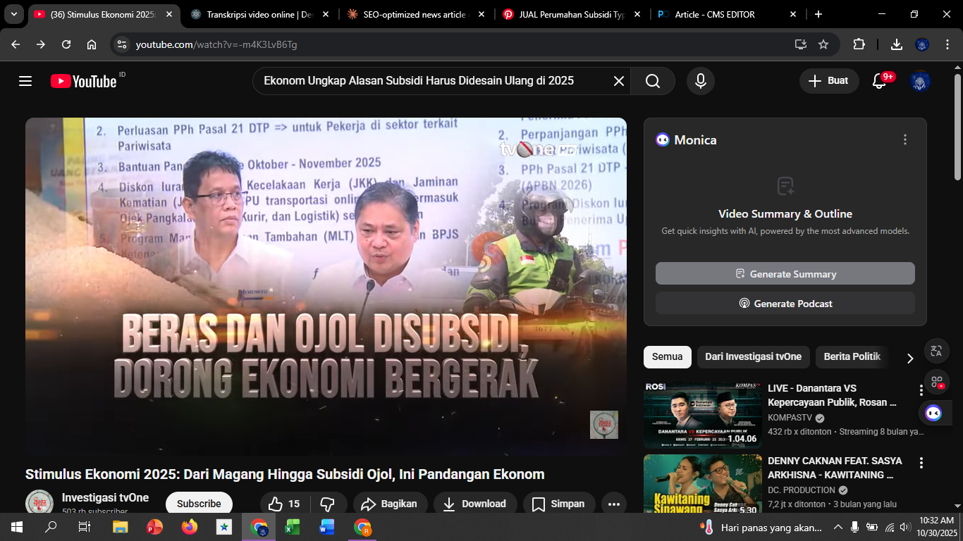 Program-program dalam paket stimulus ekonomi 2025 dirancang untuk memperluas lapangan kerja