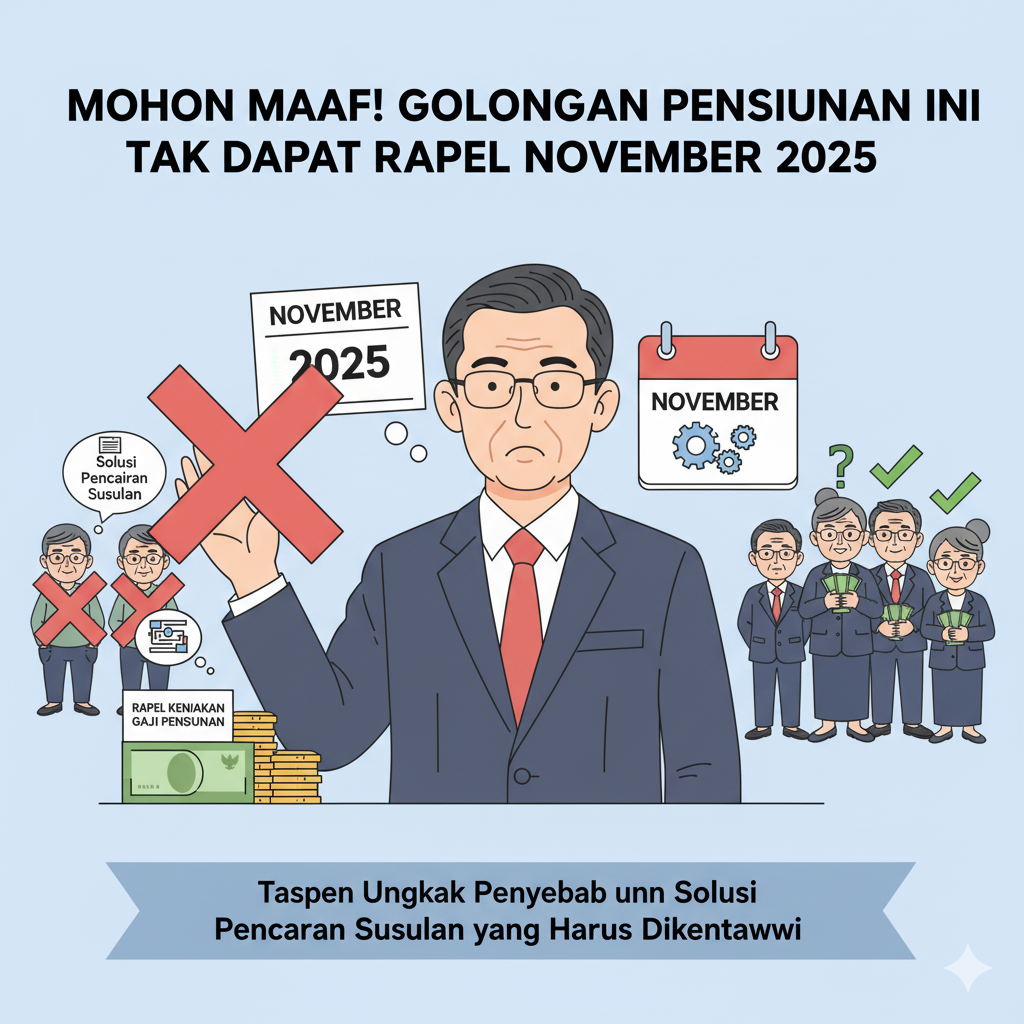 Bagi pensiunan yang belum menerima rapel, segera memastikan bahwa seluruh data sudah diperbarui