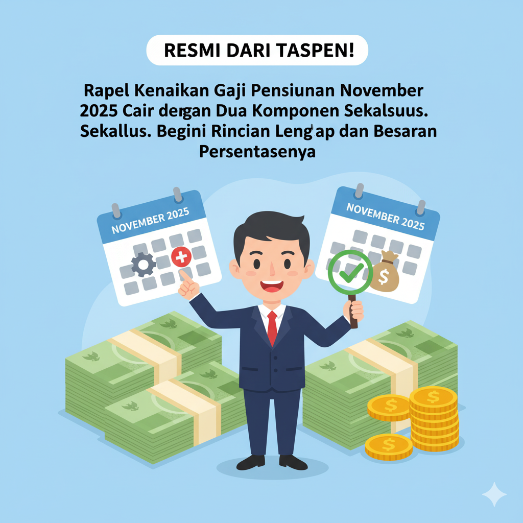 Kebijakan pencairan rapel kenaikan gaji pensiunan ini memiliki efek domino signifikan