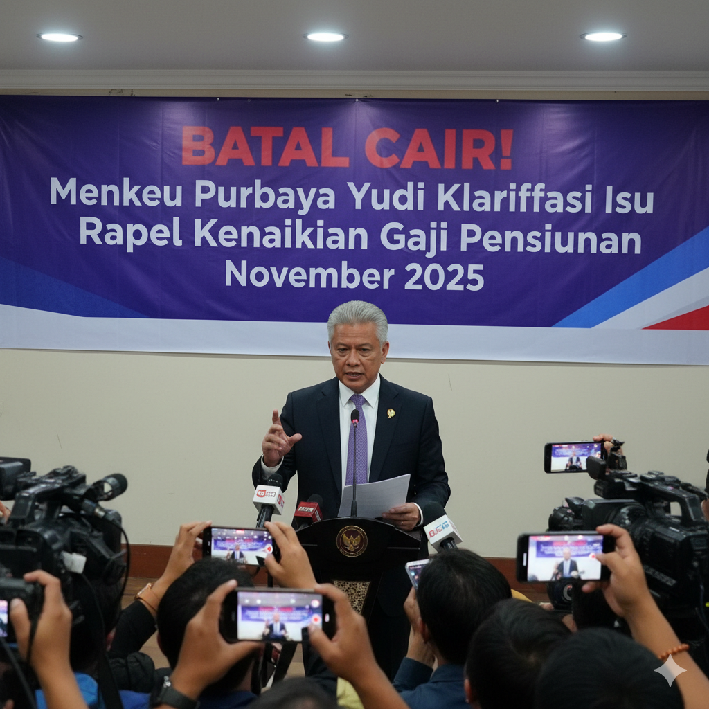 Batal Cair! Menkeu Purbaya Yudi Klarifikasi Isu Rapel Kenaikan Gaji Pensiunan November 2025