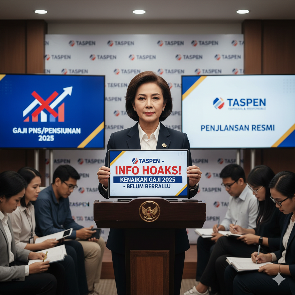 Kenaikan Gaji PNS dan Pensiunan 2025 Belum Berlaku, TASPEN Tegaskan Info yang Beredar Hoaks