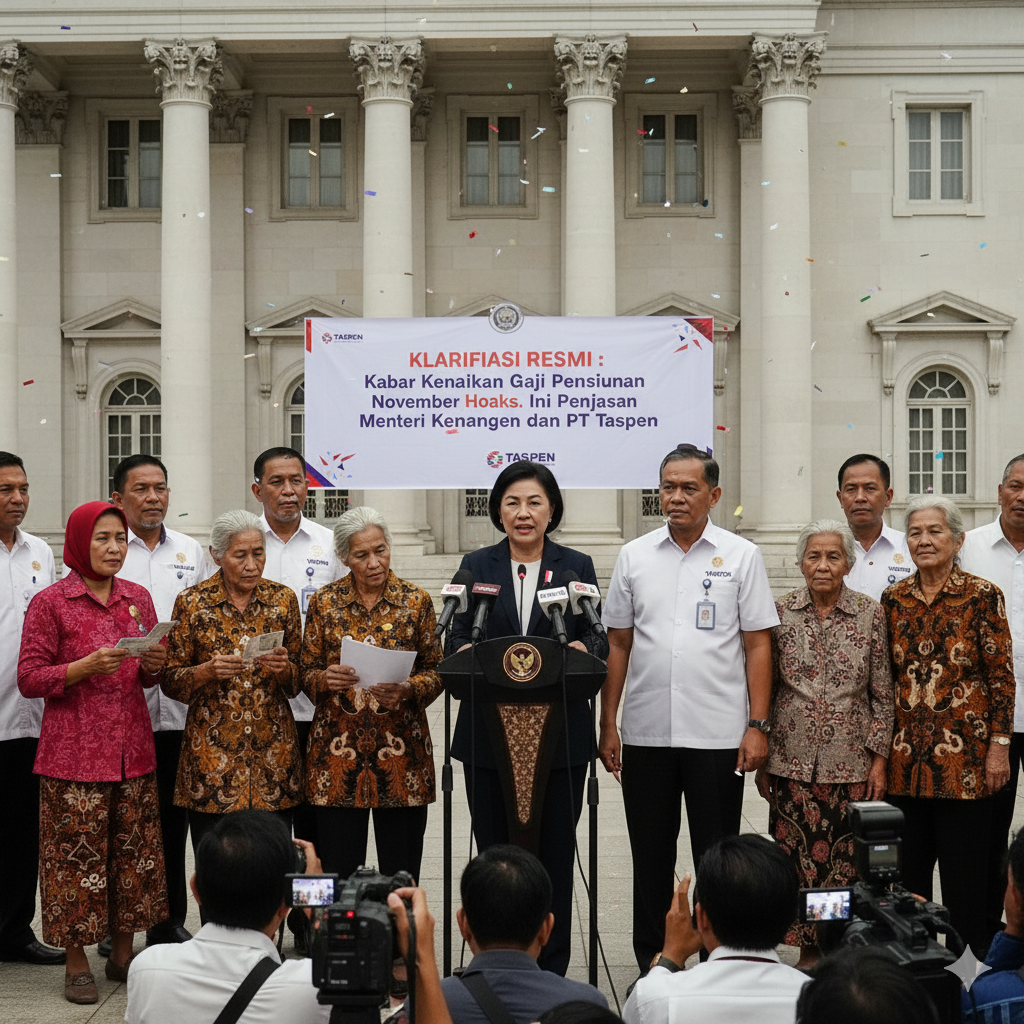 Kabar Kenaikan Gaji Pensiunan November 2025 Hoaks, Ini Penjelasan Menteri Keuangan dan PT Taspen