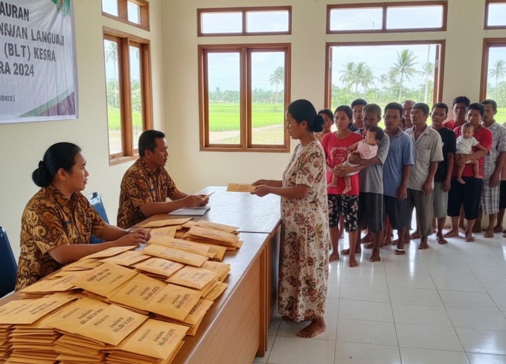 Menkomdig Mutia Hafid Tinjau Penyaluran BLT Kesra Rp900 Ribu, Target Rampung 20 November 2025