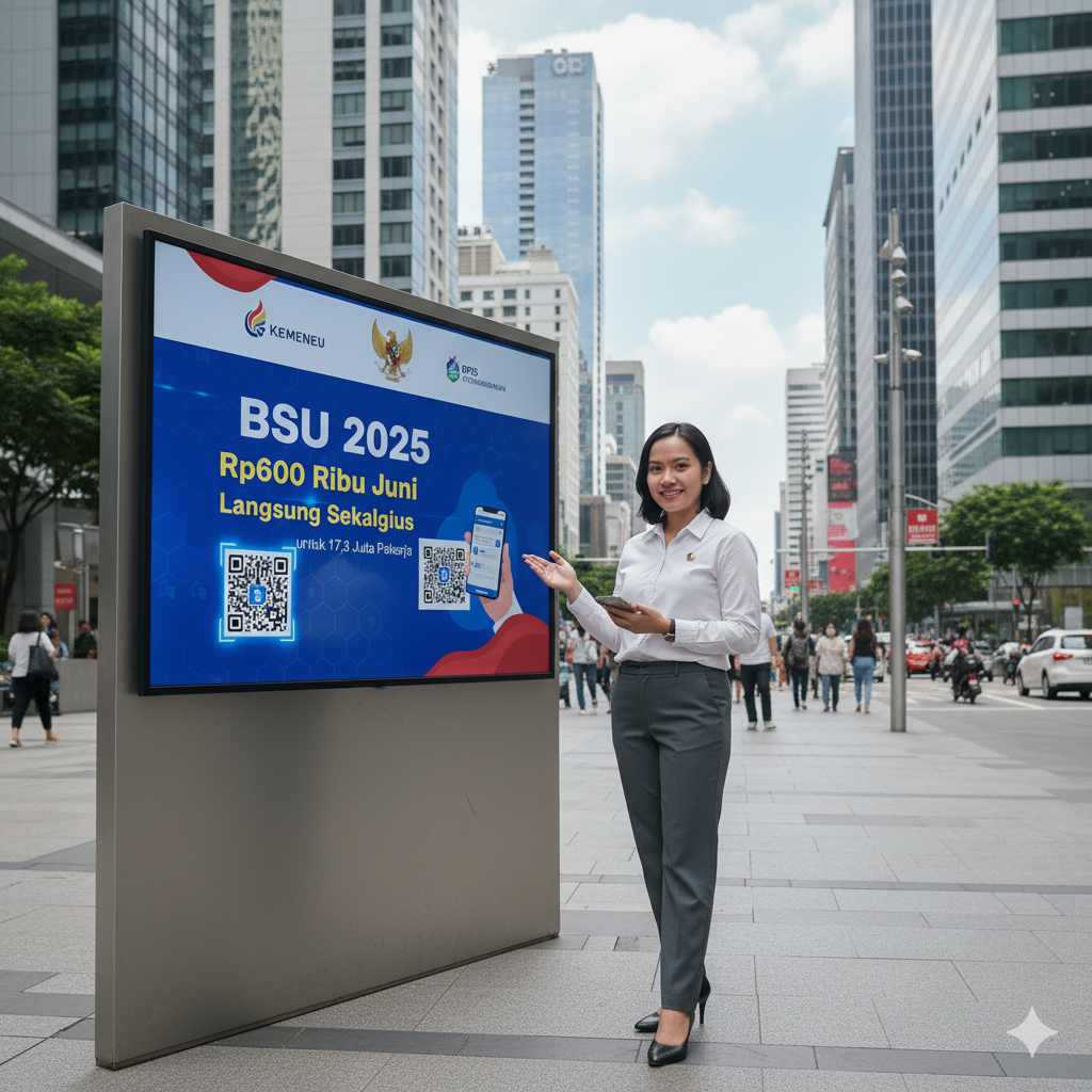 BSU 2025 Mulai Cair Juni, Rp600 Ribu Langsung Sekaligus untuk 17,3 Juta Pekerja