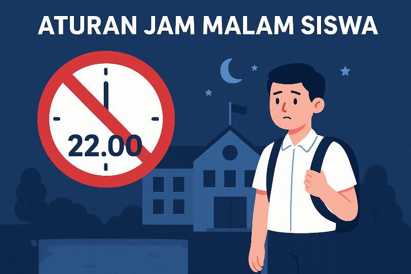 Ilustrasi Jam Malam.