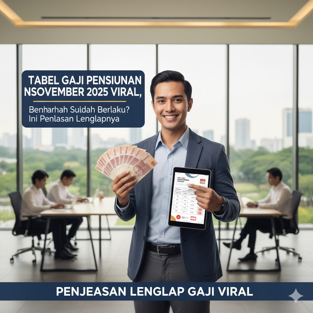 pergeseran jadwal pencairan dari awal November menjadi akhir November atau paling lambat awal Desember 2025.