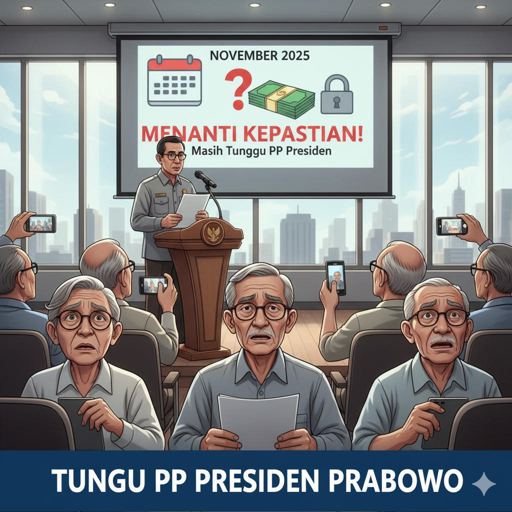 pencairan rapel kali ini juga harus diseimbangkan dengan pengesahan peraturan pemerintah