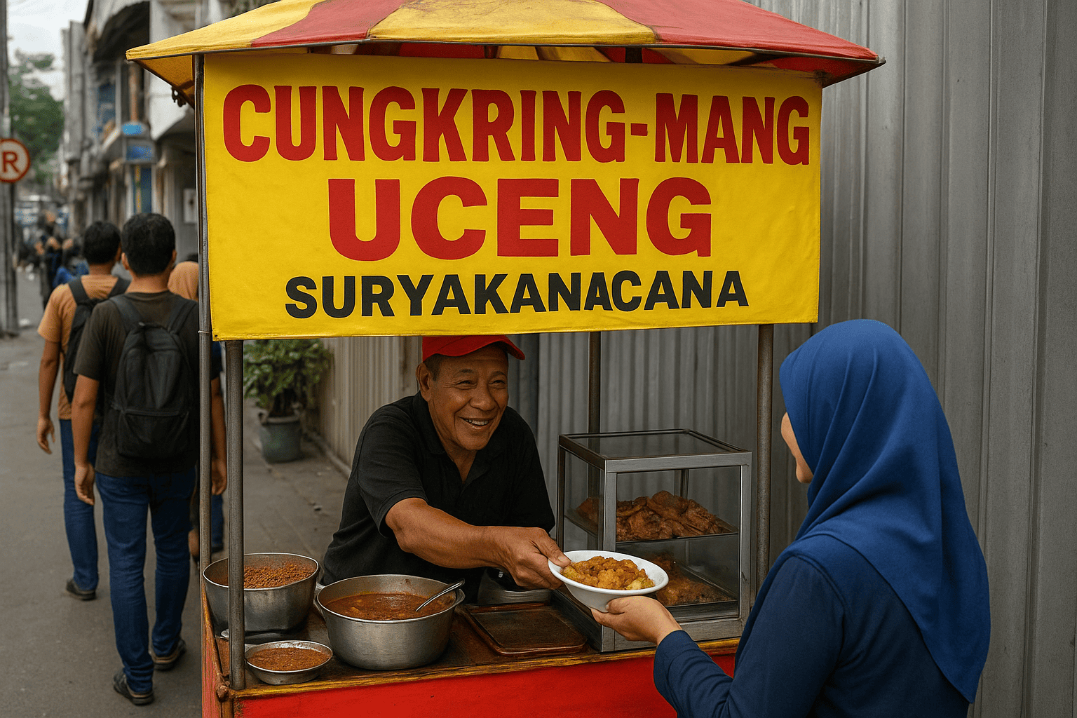 Cungkring Mang Uceng Suryakencana ludeskan 6 porsi pertama kurang dari 10 menit!