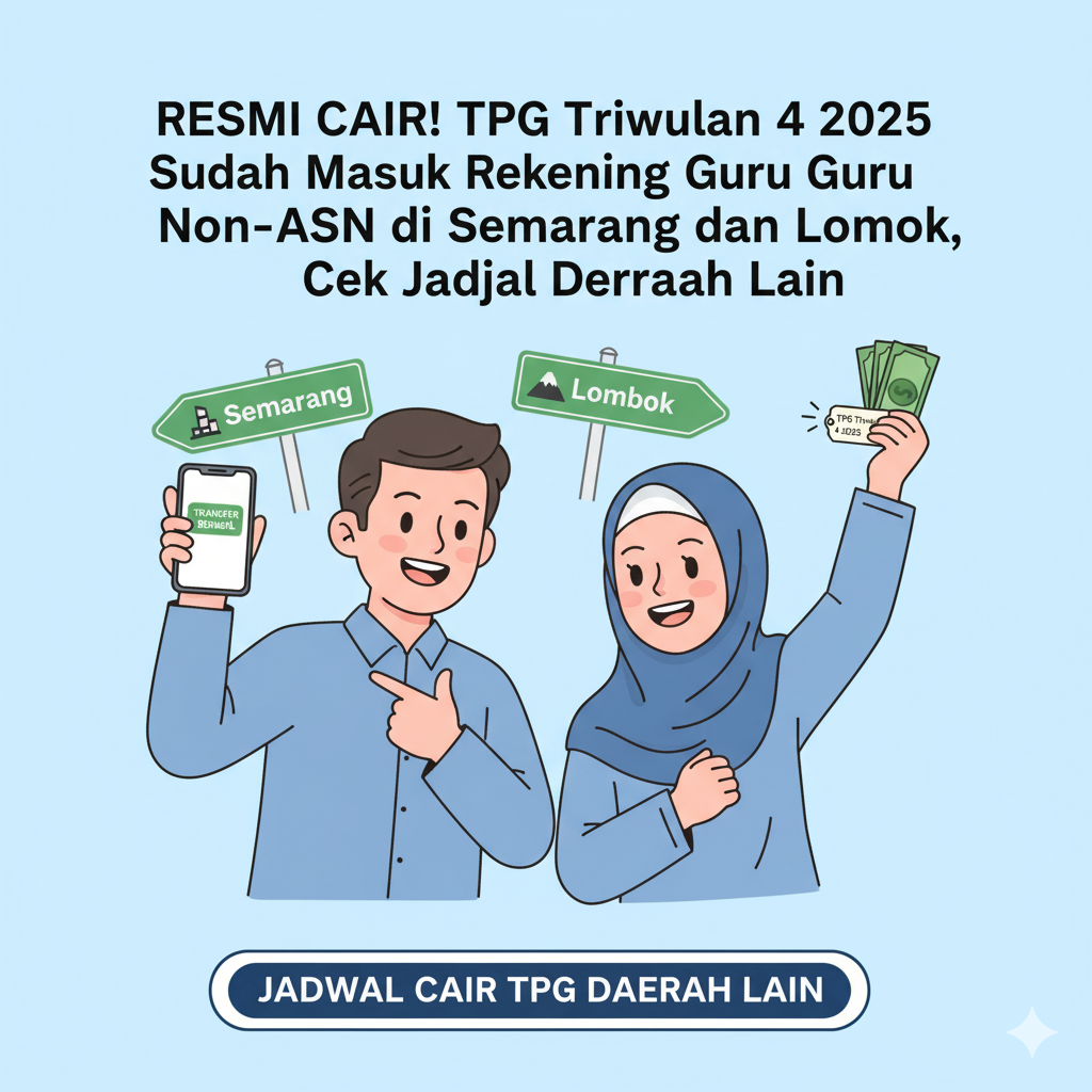 Sistem penyaluran langsung ini memastikan TPG sampai tepat waktu, tepat jumlah