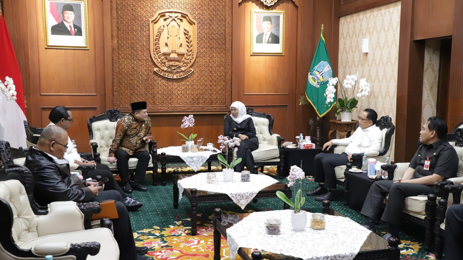 Kakanwil BPN Jatim dan Gubernur Bahas Percepatan Program Strategis Nasional