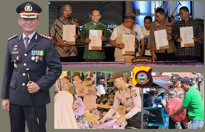 VISIONER: Kepala SPN Polda Gorontalo, Kombes Pol Agus Widodo SIK MH, menginisiasi program kepedulian sosial bertajuk &rdquo;Hidup Bersama Warga&rdquo;.