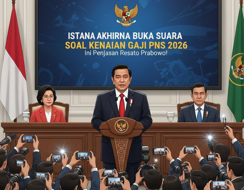 Istana Akhirnya Buka Suara Soal Kenaikan Gaji PNS 2026, Ini Penjelasan Resmi Usai Pidato Prabowo!