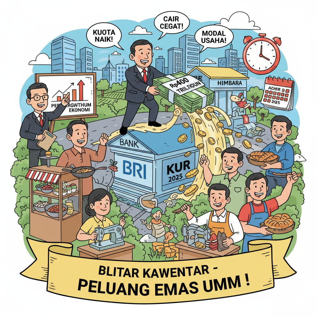 Dana Rp400 Triliun Bikin Kuota KUR BRI 2025 Melesat