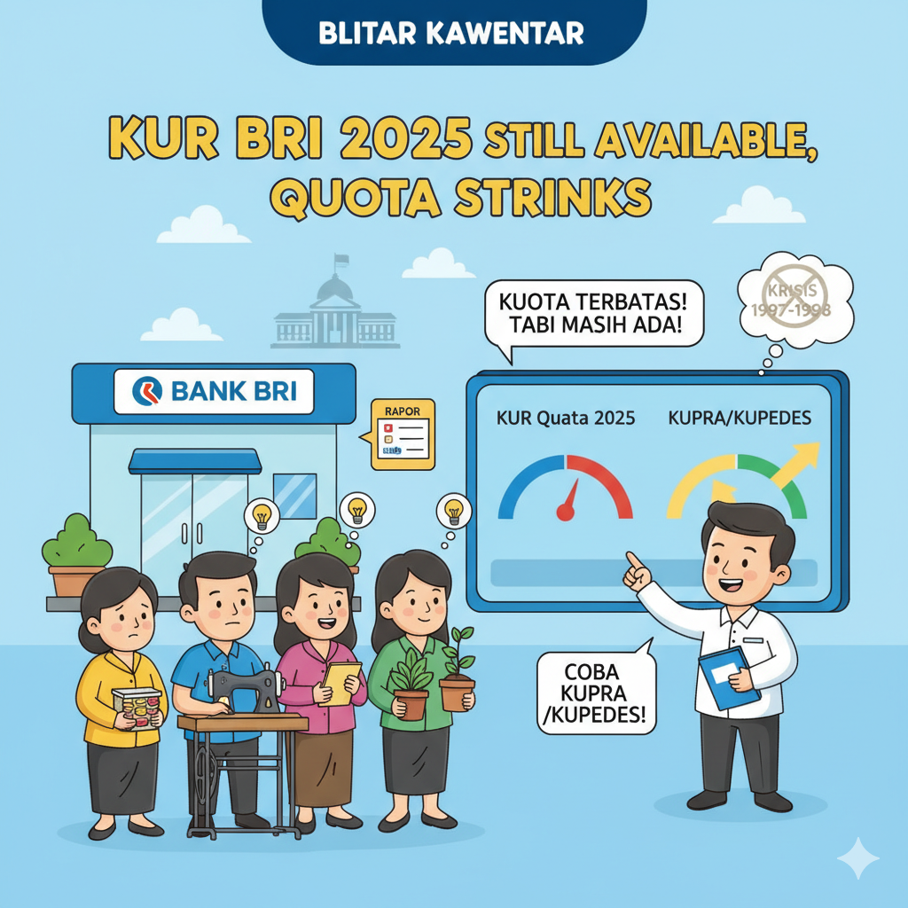 Pinjaman Dana KUR BRI 2025 Masih Bisa Cair, Tapi Kuota Dibatasi