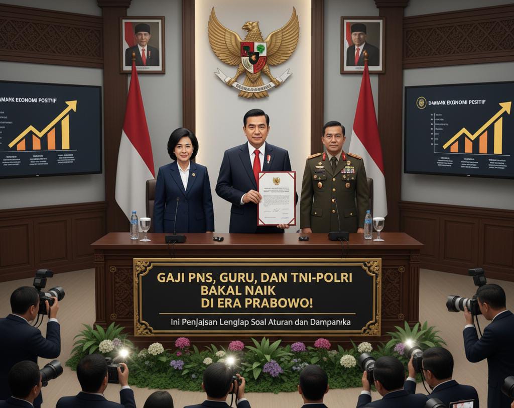 Gaji PNS, Guru, dan TNI-Polri Bakal Naik di Era Prabowo! Ini Penjelasan Lengkap Soal Aturan dan Dampaknya