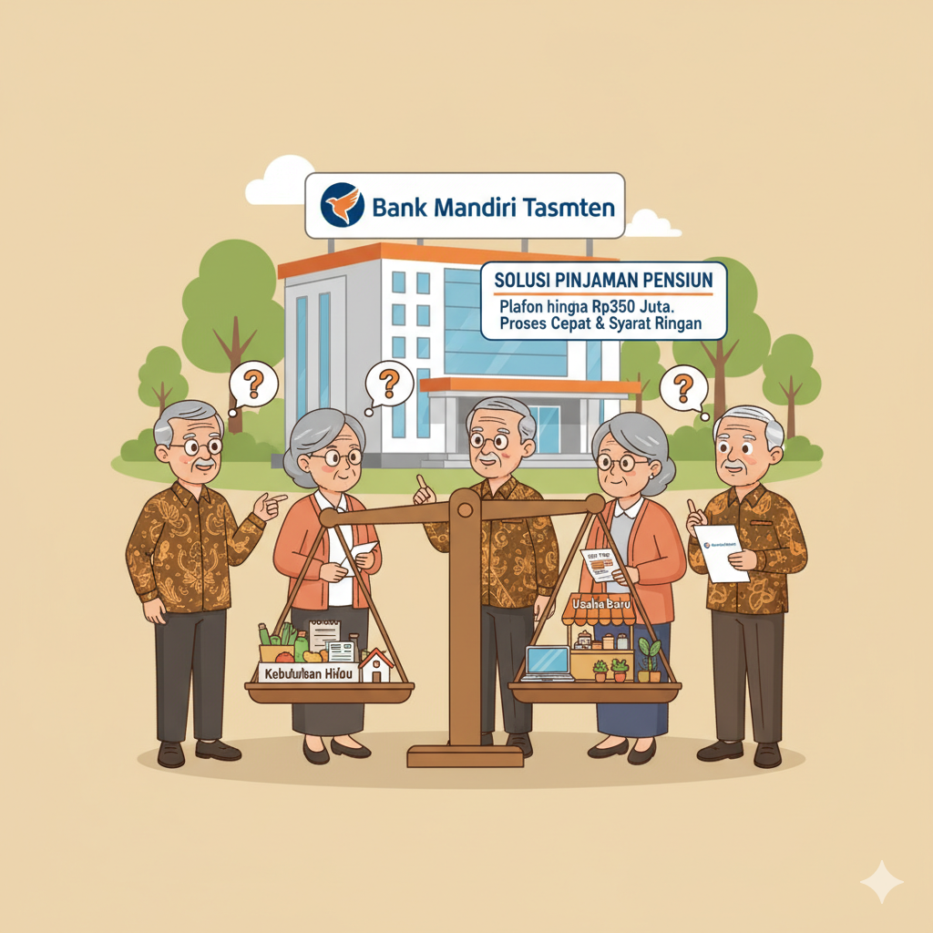 Cara Mengajukan Pinjaman Pensiun di Bank Mandiri Taspen