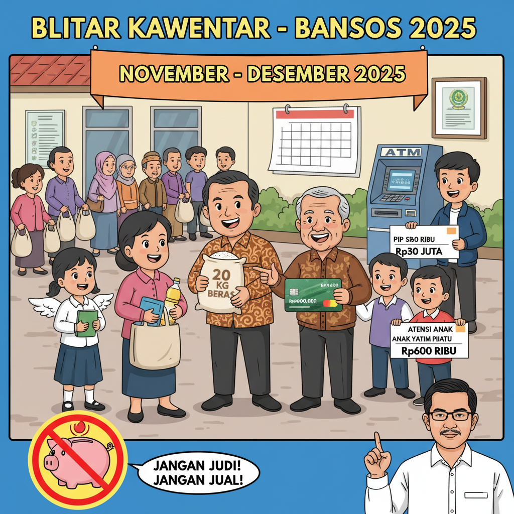 Cek Sekarang! Lima Bansos Tambahan Cair 10 November 2025