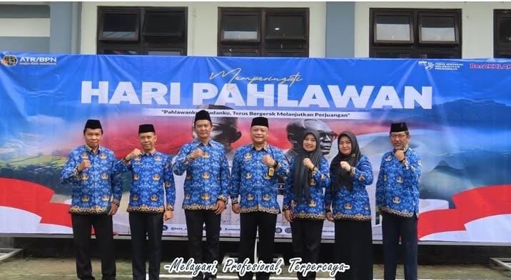 Peringati Hari Pahlawan 2025, BPN Blitar Gelar Upacara: &ldquo;Pahlawanku Teladanku, Terus Bergerak Melanjutkan Perjuangan&rdquo;