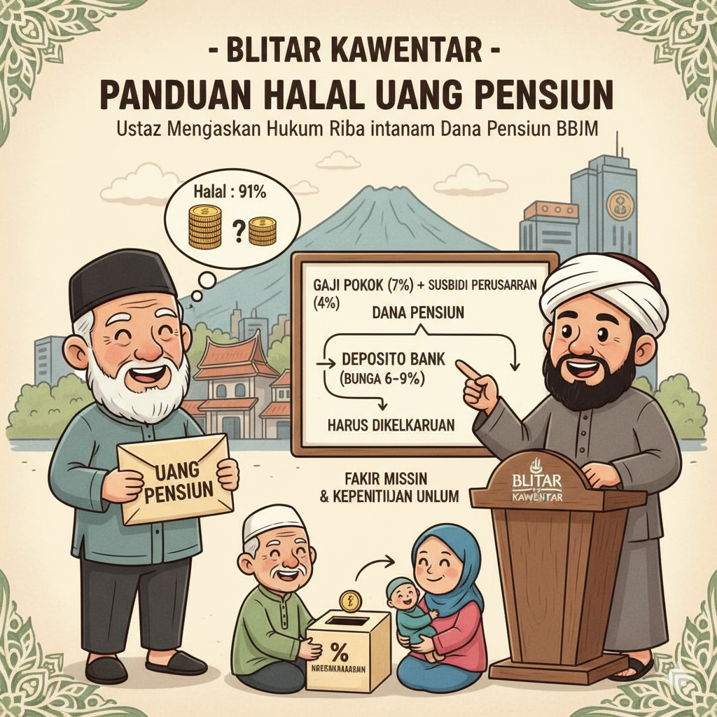 Uang Pensiun dari BUMN Ternyata Tak Sepenuhnya Halal, Ustaz Jelaskan Bagian yang Harus Dikeluarkan