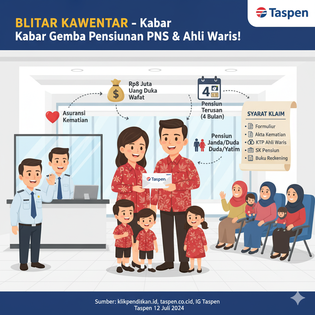 Taspen pastikan ahli waris pensiunan PNS