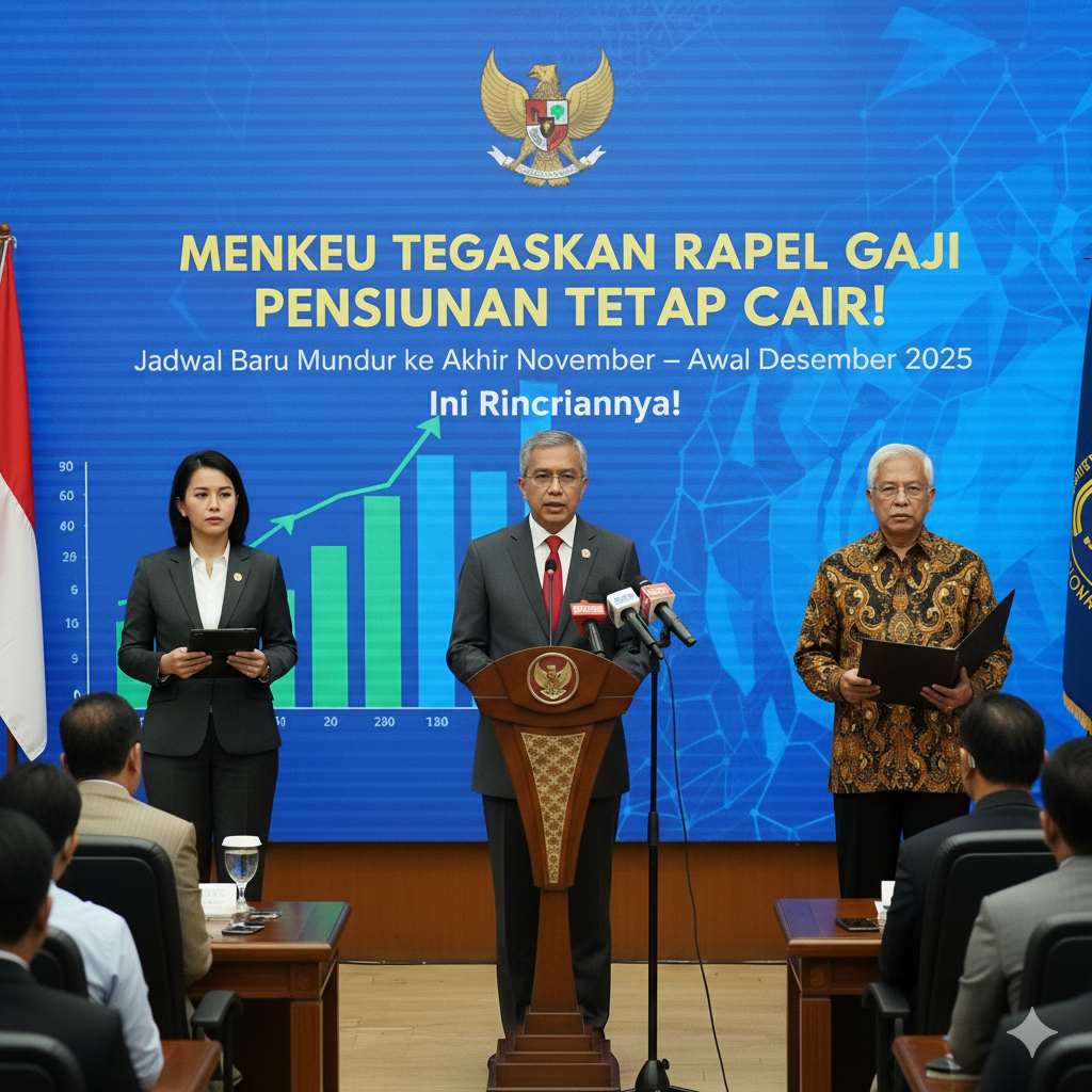 Menkeu Tegaskan Rapel Gaji Pensiunan Tetap Cair! Jadwal Baru Mundur ke Akhir November &ndash; Awal Desember 2025, Ini Rinciannya!