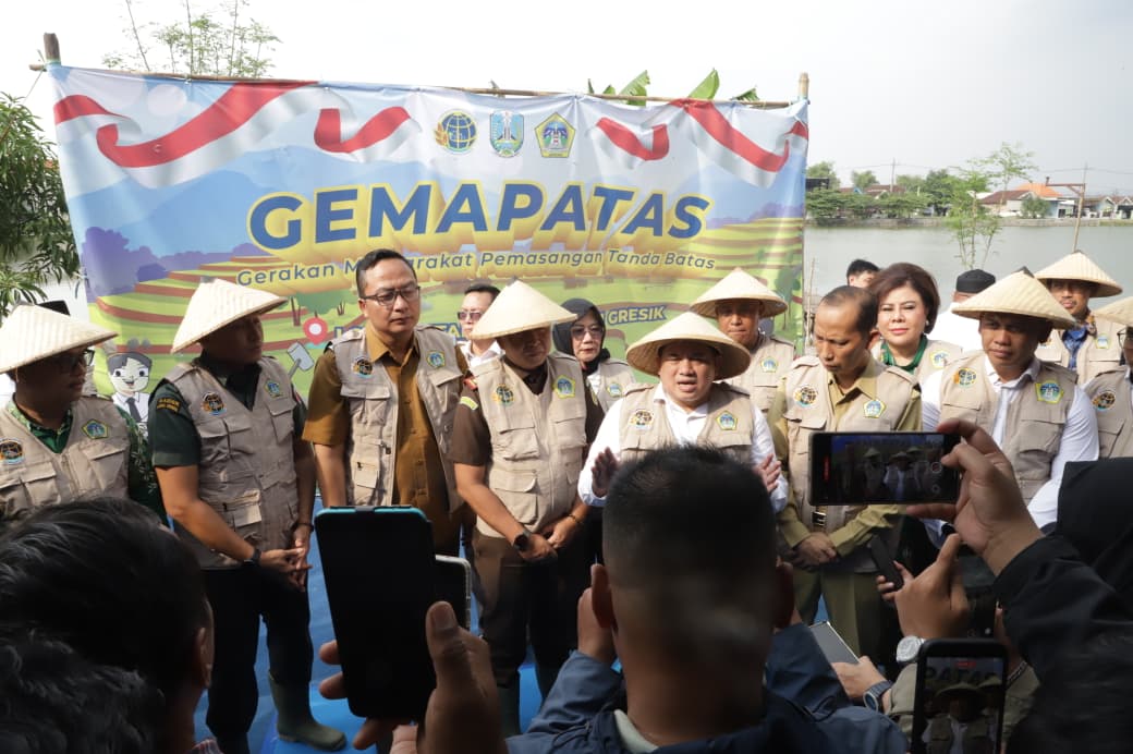 Canangkan Gerakan Pasang Patok Serentak: Kantor Wilayah BPN Provinsi Jawa Timur Targetkan 1,8 Juta Batas Tanah Terpasang Menuju Jawa Timur Lengkap