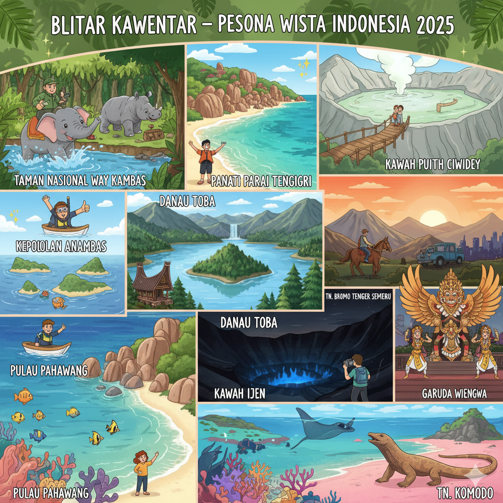 10 Destinasi Terindah dari Sabang hingga Merauke yang Wajib Masuk Bucket List 2025!
