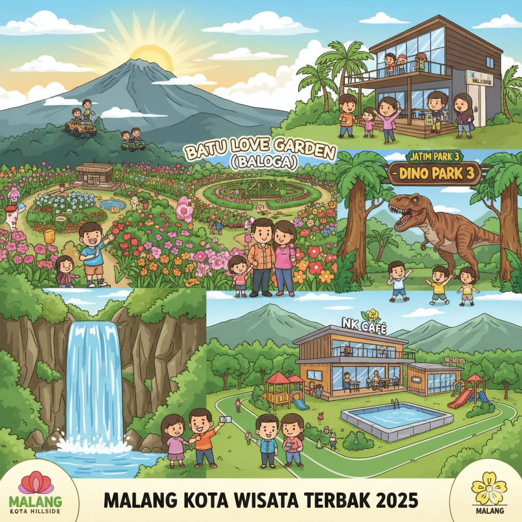 6 Tempat Wisata di Malang Paling Hits 2025: Dari Batu Love Garden hingga Bromo Hillside yang Viral