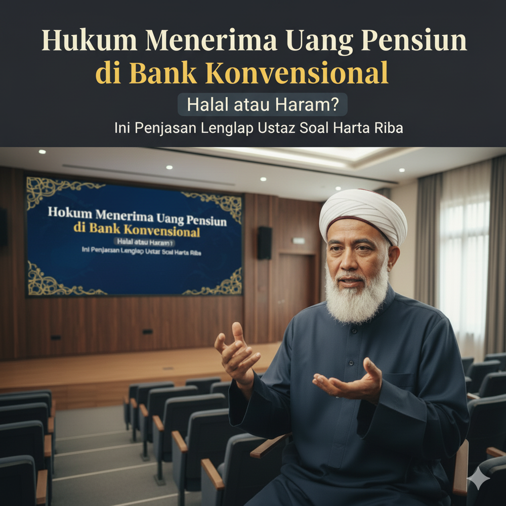 Hukum Menerima Uang Pensiun di Bank Konvensional: Halal atau Haram? Ini Penjelasan Lengkap Ustaz Soal Harta Riba