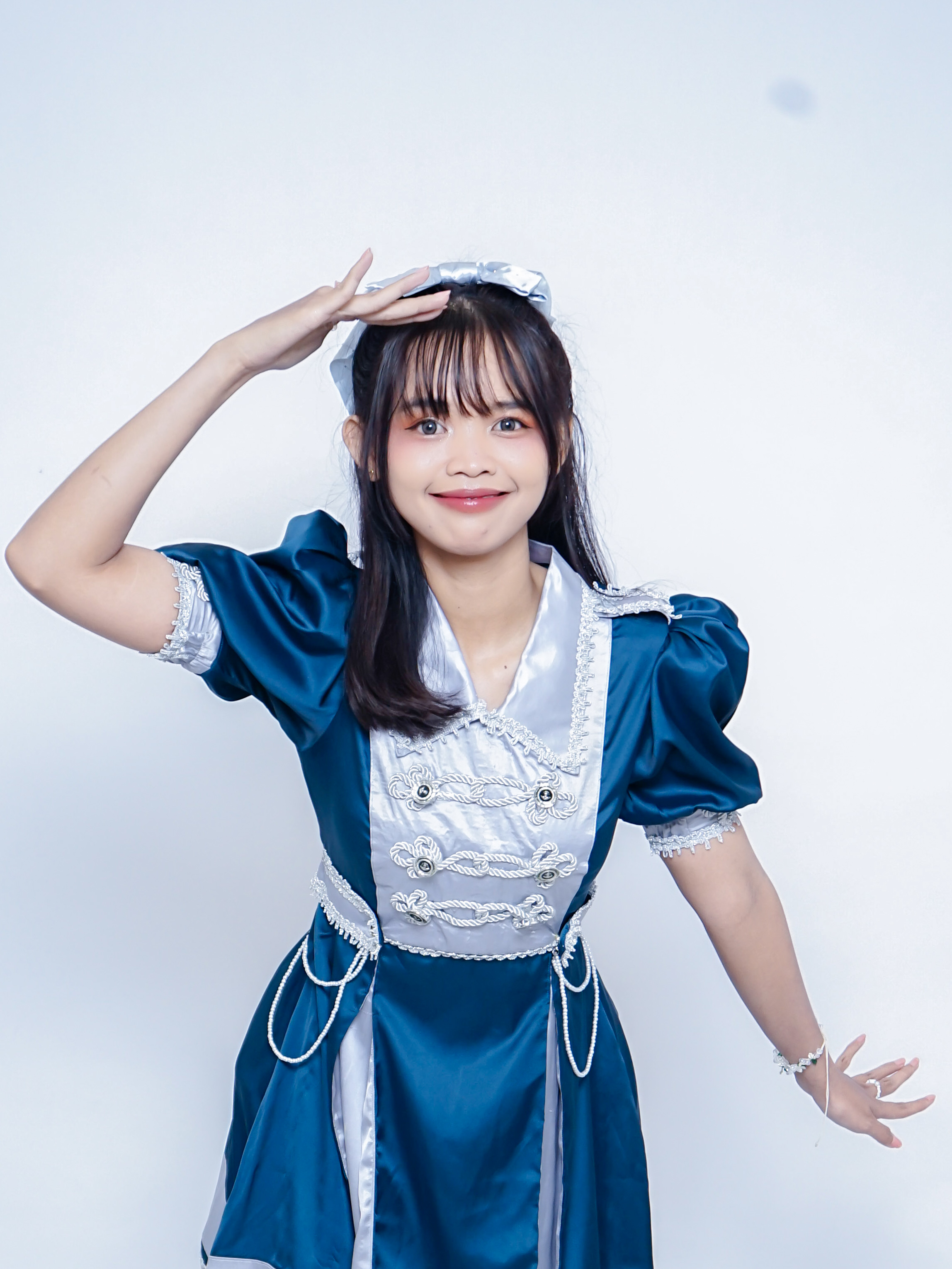 ENERGIK: Eka Indriani alias Cio mengenakan kostum tarian ala Japanese Dance dalam sebuah event beberapa waktu lalu.
