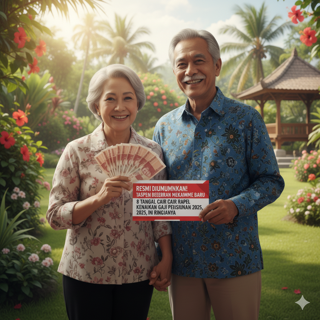 Resmi Diumumkan! Taspen Beberkan Mekanisme Baru & Tanggal Cair Rapel Kenaikan Gaji Pensiunan 2025, Ini Rinciannya