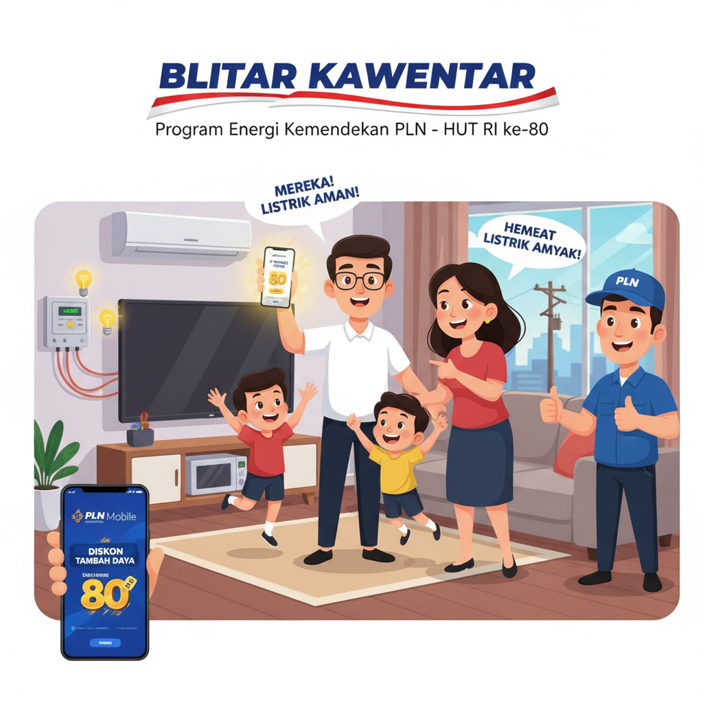 Diskon Tambah Daya Listrik Bikin Pelanggan Untung Besar Jelang HUT RI