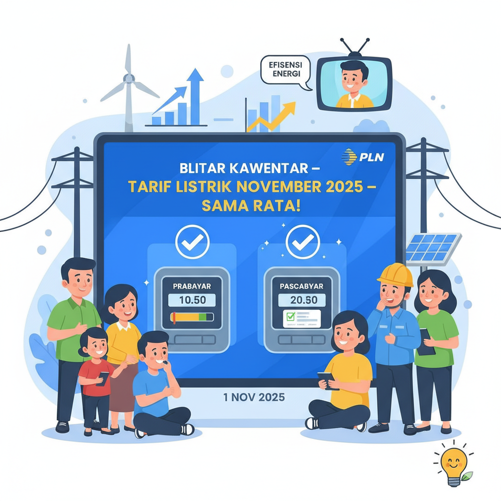 Tarif Listrik November 2025 Resmi Naik? Pemerintah Umumkan Skema Baru untuk Pelanggan PLN