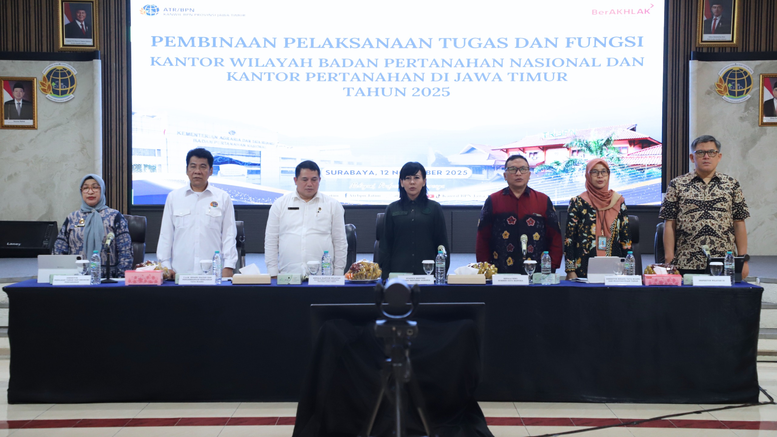 Kanwil BPN Provinsi Jawa Timur Terima Kunjungan.